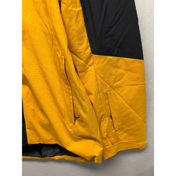 Oakley TNP TBT Shell Jacket Mens Amber Yellow Blackout Snowboard Ski XL NWT - Picture 3 of 12